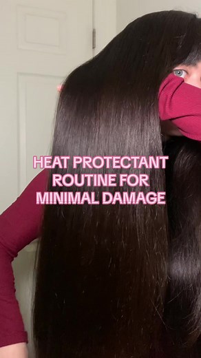 How to apply heat protectant for minimal hair damage 🫶🏼 #haircare #heatprotectant #hairtok #hairtips #hairdamage #healthyhairtips #hair #heatprotector #haircareroutine #haircaretips #blowdry #blowdrytutorial #blowdrytips #lenecares #jaslené How to apply heat protectant the right way How to prevent hair damage How to protect your hair from heat Less hair damage Hair protection Heat protectant techniques