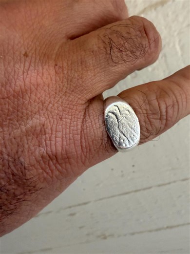Signet Ring, Men’s Rings, Unisex Ring, Sterling Silver 925, Seal Ring - Etsy