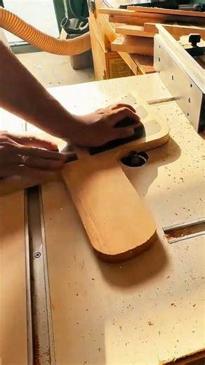 Wood Edge Profiling Process Using a Router Table #shorts