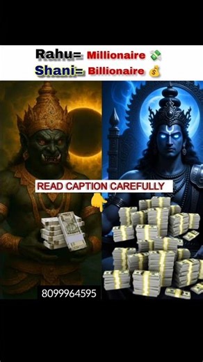 Rahu vs Shani | Millionaire ya Billionaire? | Astrology Truth #rahu #2026