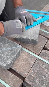 How to create a mitred corner on your block paving for a DIY project #howto #blockpaving #paving #driveway #mitred #diy #DIYProjects #diyprojectsideas | Wulstan Fencing & Landscapes