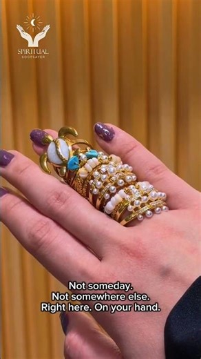 Spiritual Energy Rings That Align Your Aura Wear Your Intention Daily
