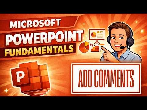 How to Add Comments in PowerPoint (Beginner Tutorial) | PowerPoint Fundamentals