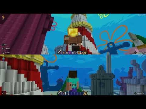 SpongeBob in Minecraft: Epic Bikini Bottom Market Tour! 🍔✨