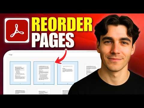 How to Reorder Pages In A PDF File Using Adobe Acrobat Pro DC (Tutorial 2026)