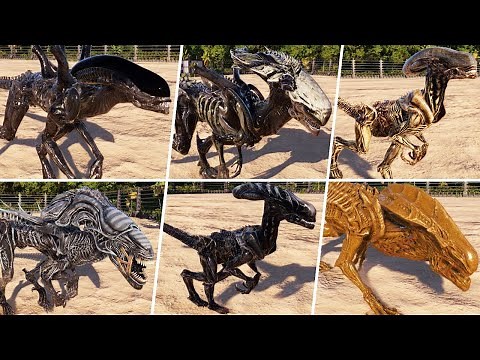 ALL XENOMORPH MODS - Jurassic World Evolution 2