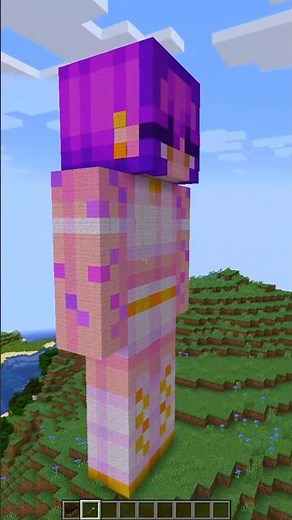 Minecraft: KPop Demon Hunters (GOLDEN) Statues ✨️ #shorts