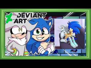 Silver & Movie Sonic Visit Deviant Art - SONILVER?!?!