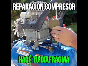 REPAIRING AN AIR COMPRESSOR WITHOUT DIAPHRAGM REPLACEMENT PARTS