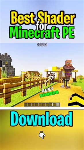 BEST Shader for Minecraft PE 1.21 #minecraft #shorts