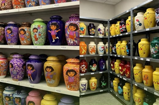 'Aesthetic': Urns with pop culture-inspired designs go viral