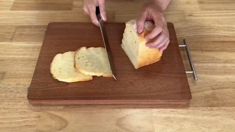 PALAKATE Bread Knife, 8 inch bread knife for homemade bread, Single Side serrated knife