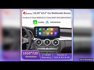 Linux Touch Screen for Mercedes Benz W205 GLC C V Class w447 20152019 GPS With Wireless Carplay And