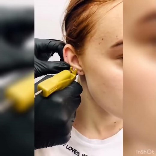 ПРОКОЛОТЬ УШИ! Весь процесс сделать прокол ушей в Броварах | Piercing | Салон красоты La Familia