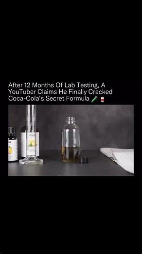 viblino on Instagram: "For over a century, Coca-Cola’s recipe has been protected as one of the most valuable trade secrets in business history. 🔐🧪 Instead of guessing flavors, this creator reportedly broke the drink down at a molecular level, identifying acids, oils, and flavor compounds using modern lab analysis. According to the experiment, Coca-Cola never patented its formula, which is why it has remained a closely guarded secret rather than public IP. In theory, that means anyone could rec