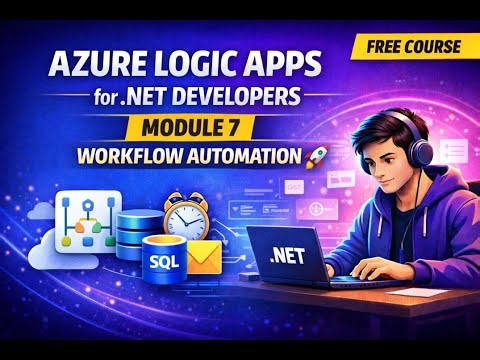 Azure Logic Apps for .NET Developers | Module 7 – Workflow Automation 🚀 | FREE Course