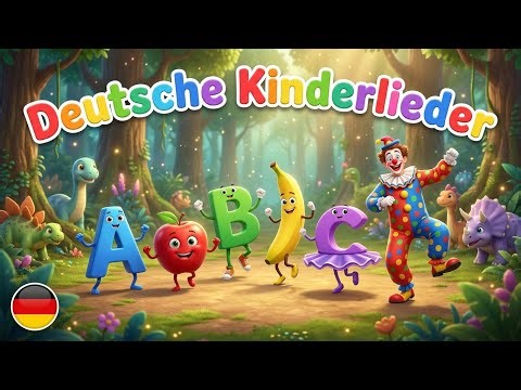 Das Alphabet Singen: ABC Lied für Kleinkinder 🇩🇪 Englisch lernen mit Spaß & Musik 🎵 Phonics