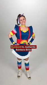 11K views · 34 reactions | Standard or Authentic  Which version of Rainbow Brite is stealing your heart this year?  #halloweencostumes #rainbowbrite #comparison #womenscostumes | HalloweenCostumes.com | Facebook