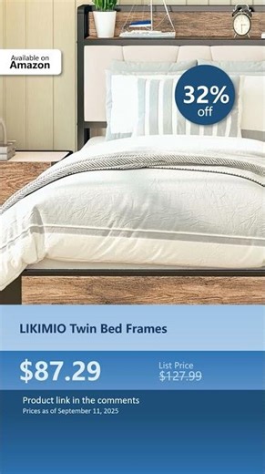 LIKIMIO Twin Bed Frames
