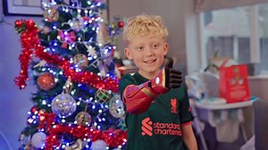 A young boy born without the lower part of his arm got an early Christmas present: A special bionic arm! 🎁 | USA TODAY Video