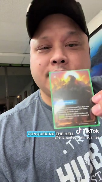 REMINDER: There is no amount of seasoning on Earth saltier than Ogre getting bodied by Gutter Palace.🧂 4 cards.🃏 4 birds.🦤 …game over.🤦‍♀️ Somewhere, a Riot game designer is being investigated by Congress…:😑 Despite Ogre's acute case of Lowry-itous: ✅ the 3 Realms remain open ✅ pickups are rolling all day At Enchanted Realms, we build players. Because somewhere between getting stomped by gods and losing to pidgeons behind a dumpster… …real growth happens.🪴 #mtg #magicthegathering #ttrpg #m