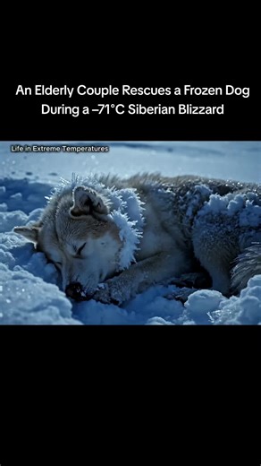 Elderly Couple Saves Dog During Extreme Siberian Blizzard