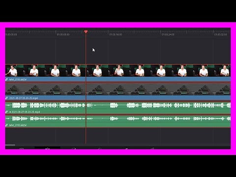 Como sincronizar audio en DAVINCI RESOLVE fácil