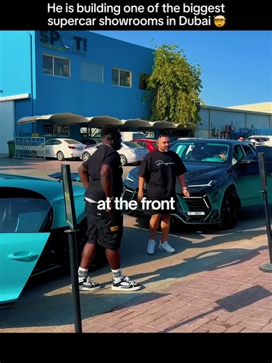 Ahmed is opening one of the biggest supercar rental and sales showrooms in the UAE in February 2026. #ahmedamwell #supercar #dubai #rental #fyp