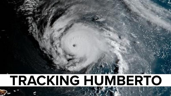 Tracking Hurricane Humberto and a tropical disturbance