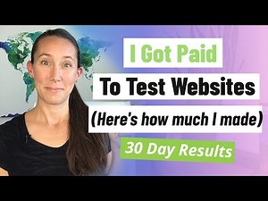 Get Paid to Test Websites | 30 Day Test (Here's How Much I Made)