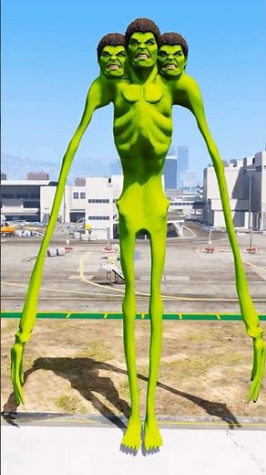 SPIDER-MAN + HULK = SPIDER-HULK EPIC TRANSFORMATION! 😱💚 | GTA 5 Mods#shorts #hulk #spiderman