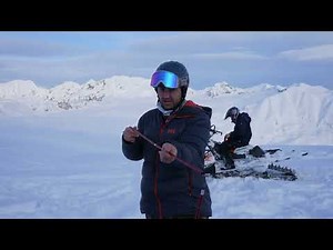 Closer look at Summit Lake on Snow Machines Paxson, Alaska