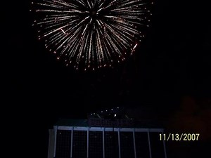Today in Las Vegas history, November 13, 2007. The controlled demolition of the Frontier Hotel & Casino. Photo credits Herbert Arnold. | Nevada Armored Transport, Inc. 1946-1984
