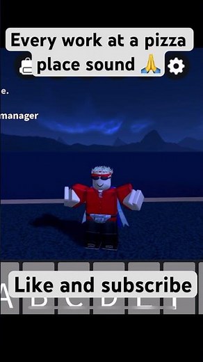 Every work at a pizza place game sound effect #roblox #workatpizzaplace #robloxshorts #findyourdev