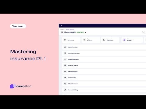 Mastering Insurance with Carepatron Pt. 1