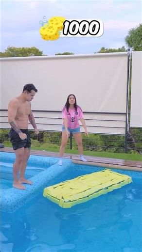 How many sponges can withstand the most muscular man?