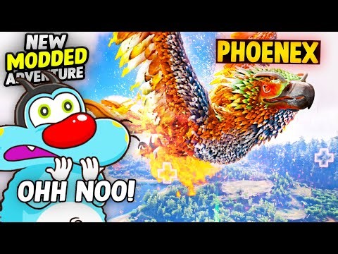 Oggy FOUND APEX PHOENIX BUT??? | ARK in HARDCORE MODE! | NEW ARK Modded Episode #5 .ft Oggy