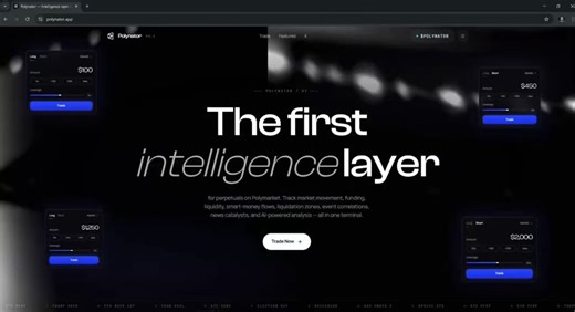 $PolyTerm A28mGKCJ5cUZGSXMkJfWrBmkJab8nqC32gXsXBqXpumphttps://t.co/aGFVb36jDWAfter 6 months of development and upgrade to CLOB V2 Polynator Terminal for perps on Polymarket has launched.We are the first in this space. The first Perps terminal for Polymarket . Fully functional and ready to use The first Intelligence layer for perpetuals on Polymarket. Track market movement, funding, liquidity, smart-money flows, liquidation zones, event correlations, news catalysts, and AI-powered market analysis