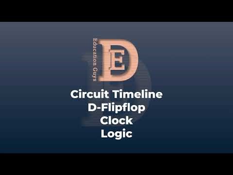 How D-Flipflop and how to draw logic timeline