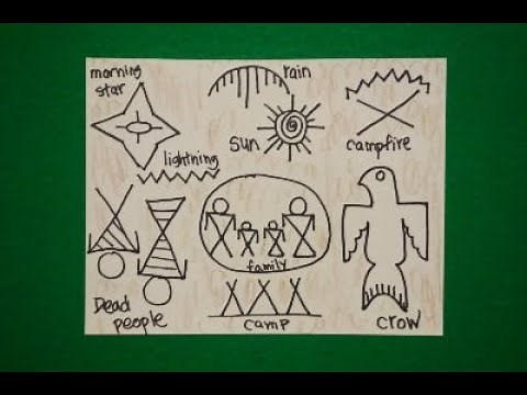Let's Draw Native American Pictographs!
