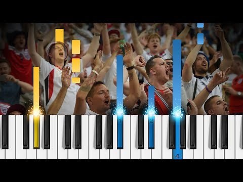 Three Lions (Football's Coming Home) - Piano Tutorial / Piano Cover