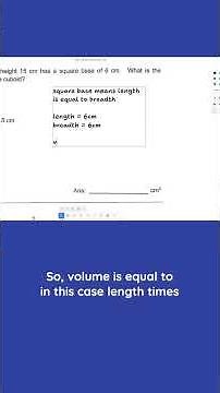 Find the volume #maths