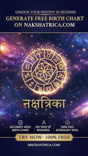 Free Vedic Birth Chart Calculator 🪐 | Nakshatra, Dasha & Dosha Analysis
