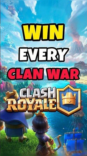 BEST 4 DECKS FOR CLAN WAR #clashroyale
