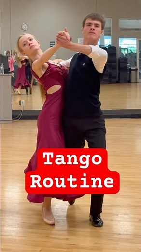 Powerful Tango Routine | Fallaway Reverse & Slip Pivot| Contra Check | Fallaway Promenade #tango