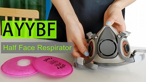 Watch P100 Respirator Mask Against Dust,Particle,Pollen & Asbestos on Amazon Live