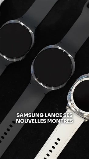 #Samsung lance ses nouvelles montres connectées, les #Galaxy Watch 8 et 8 Classic ! ⌚️ #01net | 01net