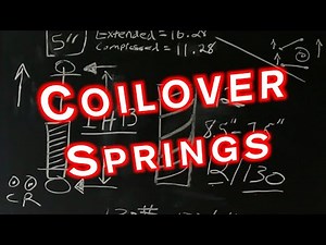 Coilover Springs | Spring Rates | Spring Height