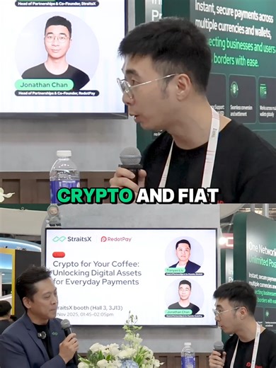 Jonathan Chan, Head of Partnership and Co-founder of RedotPay, envisions a world where stablecoins make payments truly frictionless. In this future, users won't need to choose between crypto or fiat—they will simply focus on the value they are sending. Learn how backend interoperability ofdigital assets and fiat currency creates a global economy with no barriers and no friction. Watch the full conversation on The Future of Stable Money on our YouTube channel! #straitsx #stablecoin #FYP #cryptocu