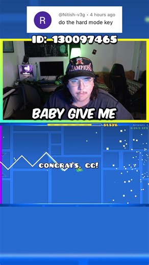 Light Work Hard Mode! #geometrychallenge #geometrydash #recenttab